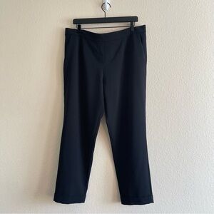 The RESET R Label Black Pull on Pleated Trousers High Rise Women's Size XL